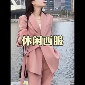 Spring Autumn Womens Blazer Pants Sets Fashion Office Casual Wide Leg Coats Suit Set Women Two Piece Sets Womens Outifits