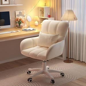 Comfortable Desk Chair Makeup Chair for Ladies Adjustable Rotating