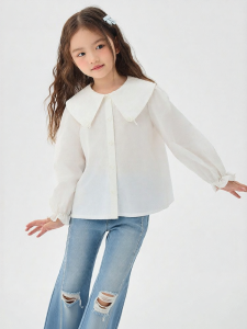 Balabala | Áo Sơ Mi Dài Tay Cho Bé Gái Cotton