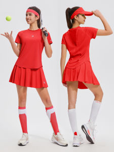COSLEAF | Loose Breathable Training Sports Set for Running and Tennis Short Sleeve