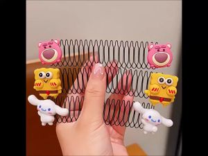 Kids Cartoon Hair Clip 🎀 儿童卡通碎发发夹 Klip Rambut Kartun Kanak-Kanak Aksesori Rambut Comel Hair Pin Child Baby Hair Clip