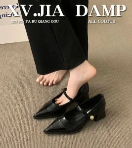 XUJIA | Mary Jane Style Single Shoes Heels