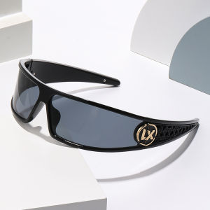 JN IMPRESSION ดีไซน์แว่นกันแดดแถบคาดศีรษะแฟชั่นแว่นกันแดดเทรนด์ล้ำอนาคตถ่ายทอดสดแว่นกันแดดเทรนด์ไฮเอนด์