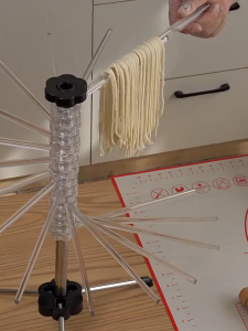 16 Rotating Dry Rods Pasta Drying Rack Spaghetti Noodles Dryer Stand Hanging Holder Foldable Home Kitchen Cooking