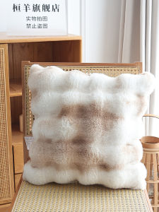 Gối Bông Polyester Đàn Hồi Cao Hình Thỏ Bọt Phong Cách Nhà Cửa Có Đệm Lưng Gối Bông Polyester Có Thể Tháo Rời