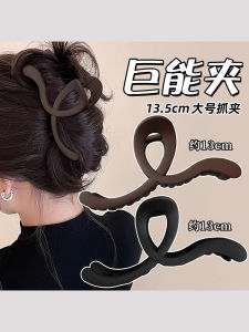 กิ๊บติดผมขนาดใหญ่สำหรับผู้หญิง สไตล์สัมผัสหรูหรา กิ๊บติดผมหัวปลาฉลาม ทรงใหม่ 2025 กิ๊บติดผมสุดหรูหราสำหรับผม