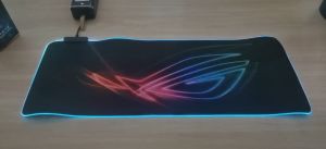 SZX RGB Soft Large Gaming Mouse Pad LED Large Mouse Pad Anti-Slip Rubber Base Computer Keyboard Mouse Mat  Colorful LED Lighting Light Gaming Mouse Pad