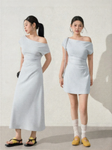 JULULOOK | Đầm Duyên Dáng Trễ Vai Cho Phụ Nữ Mũm Mĩm Cỡ Lớn