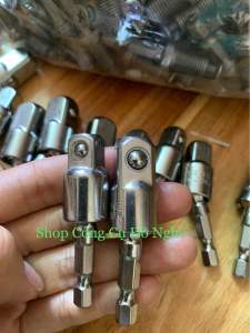 Đầu chuyển máy bắn vít sang bulong 3/8 1/2 với đuôi xoay linh hoạt