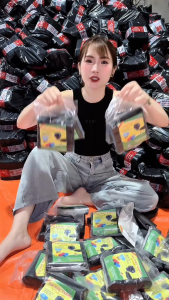 Set 3 Cuộn Túi Đựng Rác Tự Phân Hủy Size To 55X65 Cm Bảo Vệ Môi Trường Tiện Dụng Màu Đen