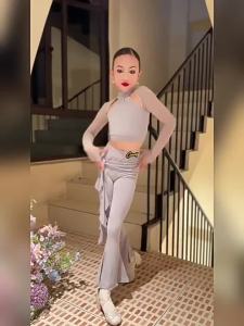 conny | Flared Latin Dance Training Pants Women and Children