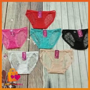 Quần lót ren cho nữ hoạ tiết chấm bi nhỏ xinh từ 40 - 65 ký