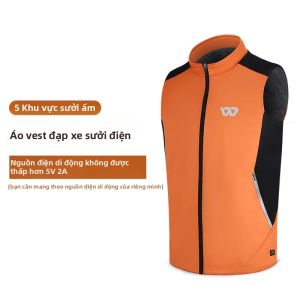 West Biking | WEST BIKING Áo Giữ Nhiệt Dành Cho Nam Nữ Áo Thể Thao Giữ Nhiệt Đi Xe Đạp USB Điện Giữ Ấm Cơ Thể Chống Gió Thoáng Khí Ấm Áp Mùa Đông