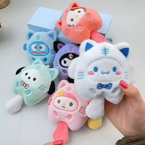 Gantungan Kunci Boneka Sanrio Plush Keychain Bag Korumi Melody Cinnamorol Ganci Mobil Unik Souvenir Lucu