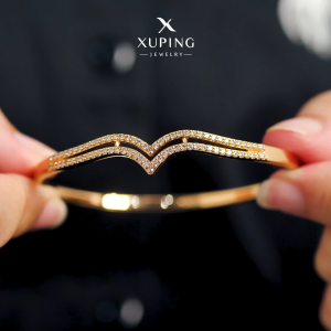 Xuping Gelang V Bangle Fuji - Aurel Gelang Fashion Mewah 0131241147