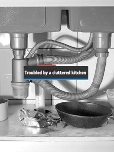 sus304 Sink Drainer P Trap Set Pipe Accessory Double Sink Drain Pipe Set Anti-Odor Downpipe Kitchen