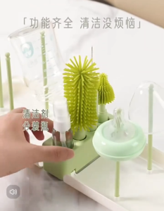 [SG STOCK] Travel Bottle Brush Set | Portable Baby Milk / Water Bottle Cleaning Brush