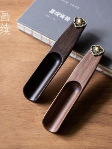Muỗng Trà Bằng Gỗ Cánh Gà Đen Bằng Gỗ Đàn Hương Muỗng Trà Đơn Lưỡi Cày Muỗng Trà Đạo Kung Fu Phụ Kiện Hoa Lô Sáng Tạo