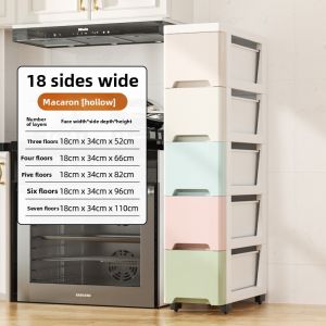 YOUYIDIAN | Space-Saving Storage Cabinet Kitchen Bathroom Organizer