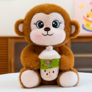 QIAOSHANG | Cute Fun Monkey Shaped Cartoon Plush Doll