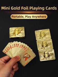 TAFUMAN | Golden Mini Washable Playing Cards