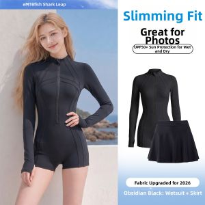 MBFISH | Sun Protection Quick Drying Womens Long Sleeve Surf Diving Suit
