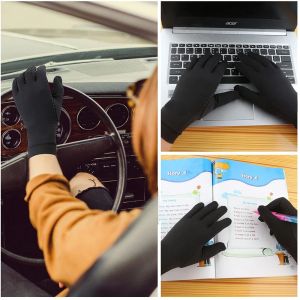 Copper Compression Arthritis Gloves - Relief for Hand Pain Carpal Tunnel Rheumatoid Inflammation Tendonitis Trigger Finger