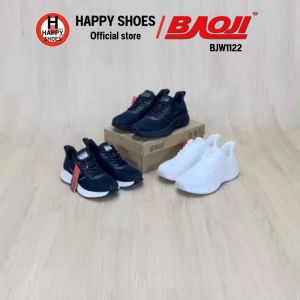 [🥇บาโอจิแท้100%🔢ไซส์37-41🆓ฟรี...ถุงเท้า 1 คู่] BAOJI รุ่น BJW1122 รองเท้าผ้าใบหญิง รองเท้ากีฬาหญิง รองเท้าวิ่งหญิง สวย นุ่มเบา สบายเท้า