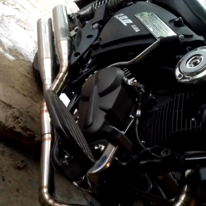 knalpot benelli motobi 200 evo - knalpot benelli 200 efi custom harley davidson