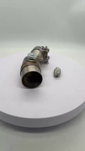 Motorcycle Exhaust Mid Link Pipe for Kawasaki Ninja 250/300 Z250 2013-2016 Motorcycle Slip-On Adapter