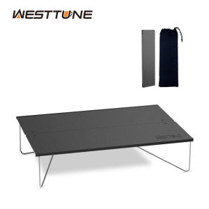 WESTTUNE Pop-Up Mini Bàn Gấp Di Động Siêu Nhẹ Hợp Kim Nhôm Dùng Cho Đi Bộ Đường Dài Dã Ngoại BBQ Cắm Trại Ngoài Trời Bàn Cà Phê