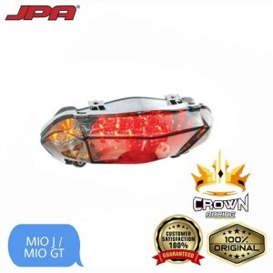 STOPLAMP BELAKANG MIO GT MIO J LED JPA LAMPU STOP BELAKANG LED PLUS SEIN MIO J MIO GT SMOKE HITAM JPA