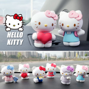Đồ Trang Trí Xe Hơi Hình Trái Tim KT Kitty Cat Hello Kitty Đồ Chơi Hoạt Hình Dễ Thương Quà Tặng Sáng Tạo Cho Phụ Nữ