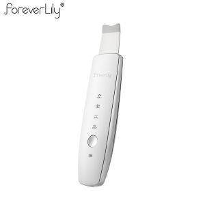 foreverlily Ultrasonic Peeling Machine Electric Tool Positive And Negative Ions Blackhead Removal Equipment Nose Detox Pore Cleansing Machine Acne Pore Massager Facial Beauty Skin Care Women Pockmark Men Face Skin EMS Instruments