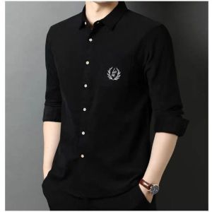 KEMEJA TORES LENGAN PANJANG PRIA HITAM