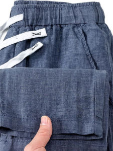 Quần Vải Lanh Cotton Nam Mùa Hè Quần Dài Ống Đứng Phong Cách Trung Hoa Thường Ngày Mùa Xuân Thu Quần Dài Rộng Rãi Thoải Mái Thoáng Khí