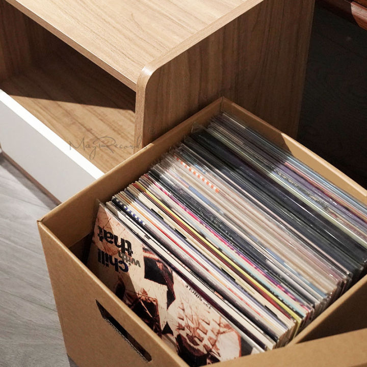12Inch Gramophone Record Storage Box LP Record Kraft Paper Storage