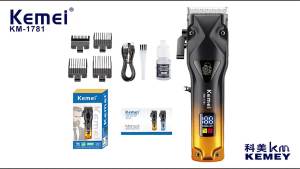 Kemei | Kemei 1781 Electric Hair Clippers Hairdressing Men USB Rechargeable Professional Wireless Barber Hair Trimmers Cutting Machine