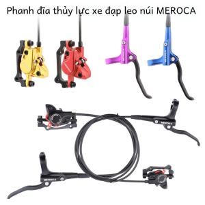 MEROCA Mountain Bike Oil Brake Dual Side Brake Hydraulic Bicycle Disc Brake Front And Rear Brake Set Universal Installation