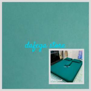 sprei 200*200 tinggi 40 cm /sprei 200*200 tinggi 30cm motif polos embos kotak