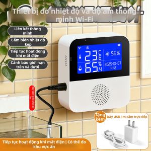 Máy Đo Nhiệt Độ Độ Ẩm Cho Bể Cá Có Thể Theo Dõi Từ Xa