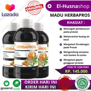 Madu Herbapros Oriiginal Obat Herbal Atasi Prostat Peradangan Kanker Masalah Buang Air Kecil Ampuh