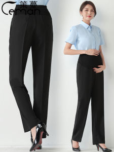 Pregnant Womens Pants Spring and Autumn Trousers Suit Pants Womens Work Work Pants Cargo Pants Outwear Business Clothing Suit Pant Children