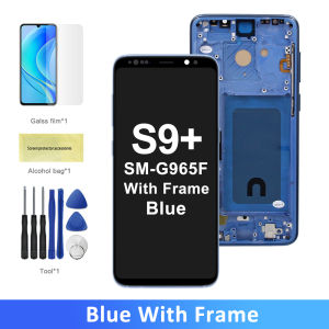 S9 Plus Display With Frame Assembly TFT For Samsung S9+ G965F G965U G965W G9650 Display Touch Screen Digitizer Replace Parts