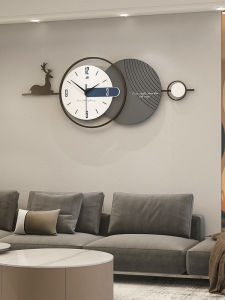 Modern Minimalist Wall Clock for Living Room And Restaurant Decor Personalized Creative Fashionable Popular Artistic Painting