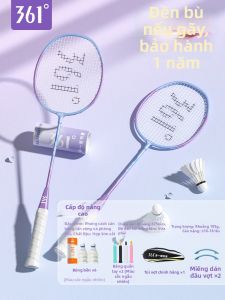 361° | Vợt Cầu Lông Sợi Carbon Siêu Nhẹ