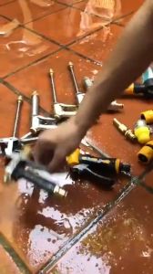 Súng thép Xịt Rửa Nước Tăng Áp Lực Cao Lên Tới 300% Vòi Rửa Xe Chuyên Nghiệp