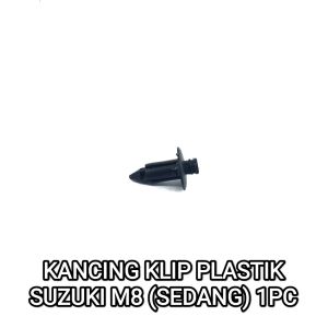 Kancing Klip Plastik Suzuki Sedang M7 (Harga Per 1 PCS) - Baut Baud Body Klip Clip Rivet Plastik Atom Suzuki Diameter 7mm Sky Wave Skywave Sky Drive Skydrive Spin Hayate MERK PRODUK : PSP
