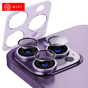 DIVI 1/2/3pcs Camera Lens Protector for iPhone 15 Pro Max Full Lens Glass for iPhone 15 Plus iPhone 15 14 13 Pro Protective Film