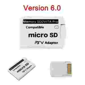Aolion(澳加狮) | Aolion Version 6.0 SD2VITA Memory Card Slot Adapter for PS Vita PSV 1000/2000 3.65 System Micro SD TF Game Card Reader